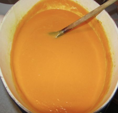 Crème de carottes et clémentines