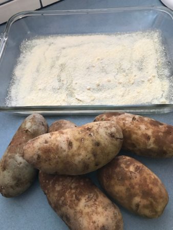 Pommes de terre au parmesan